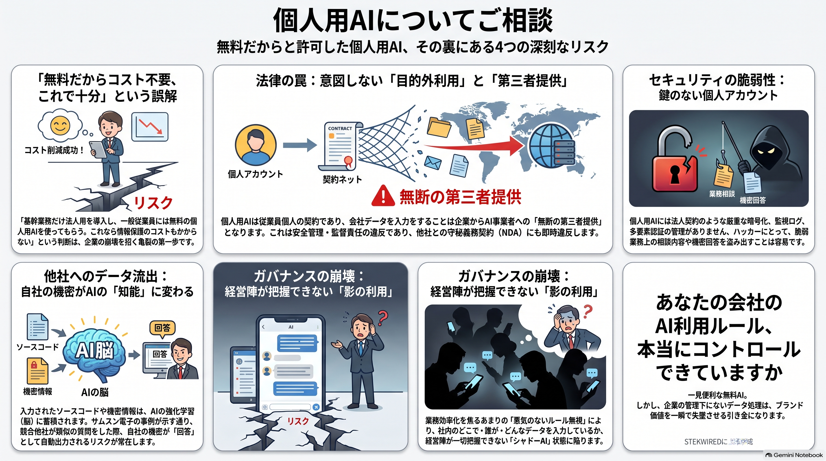 無料だからと許可した個人用AI、その裏にある4つの深刻なリスク