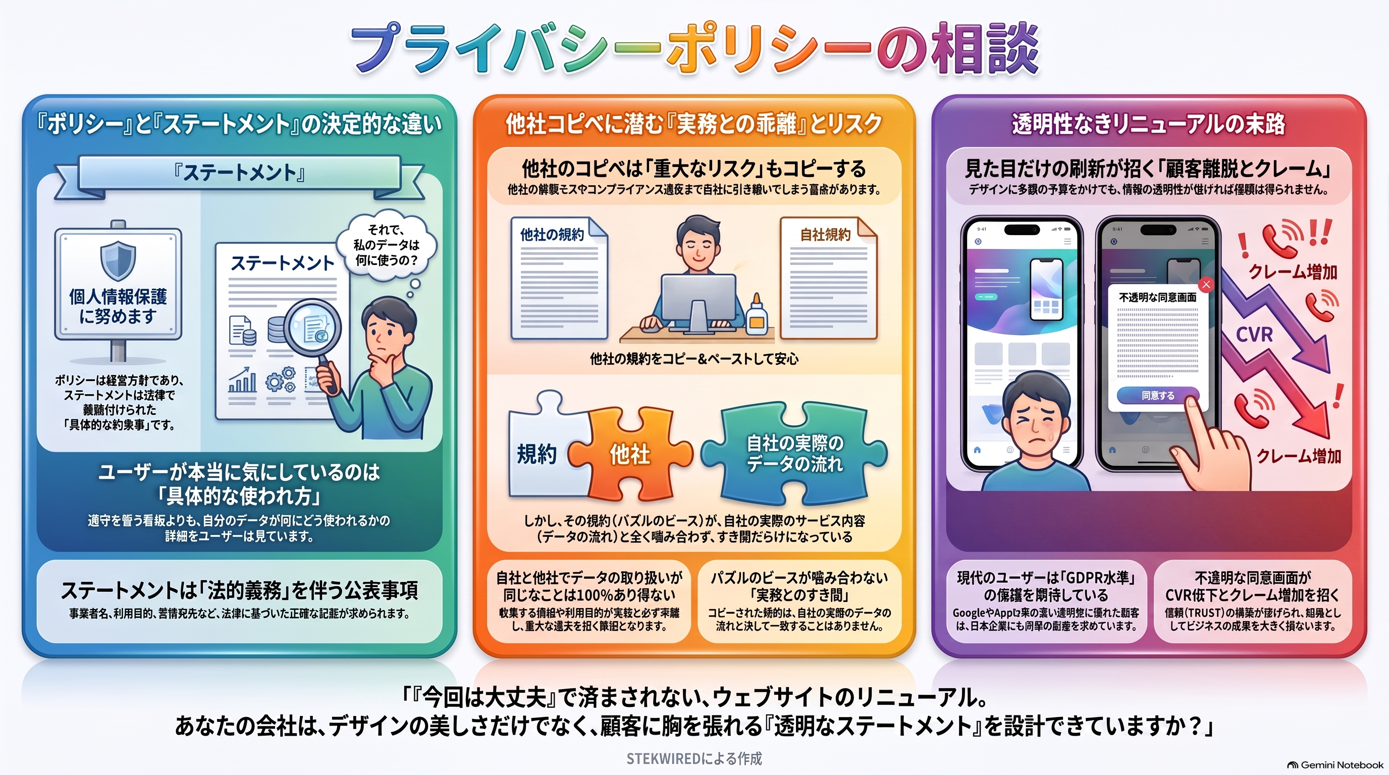 プライバシーポリシーの相談