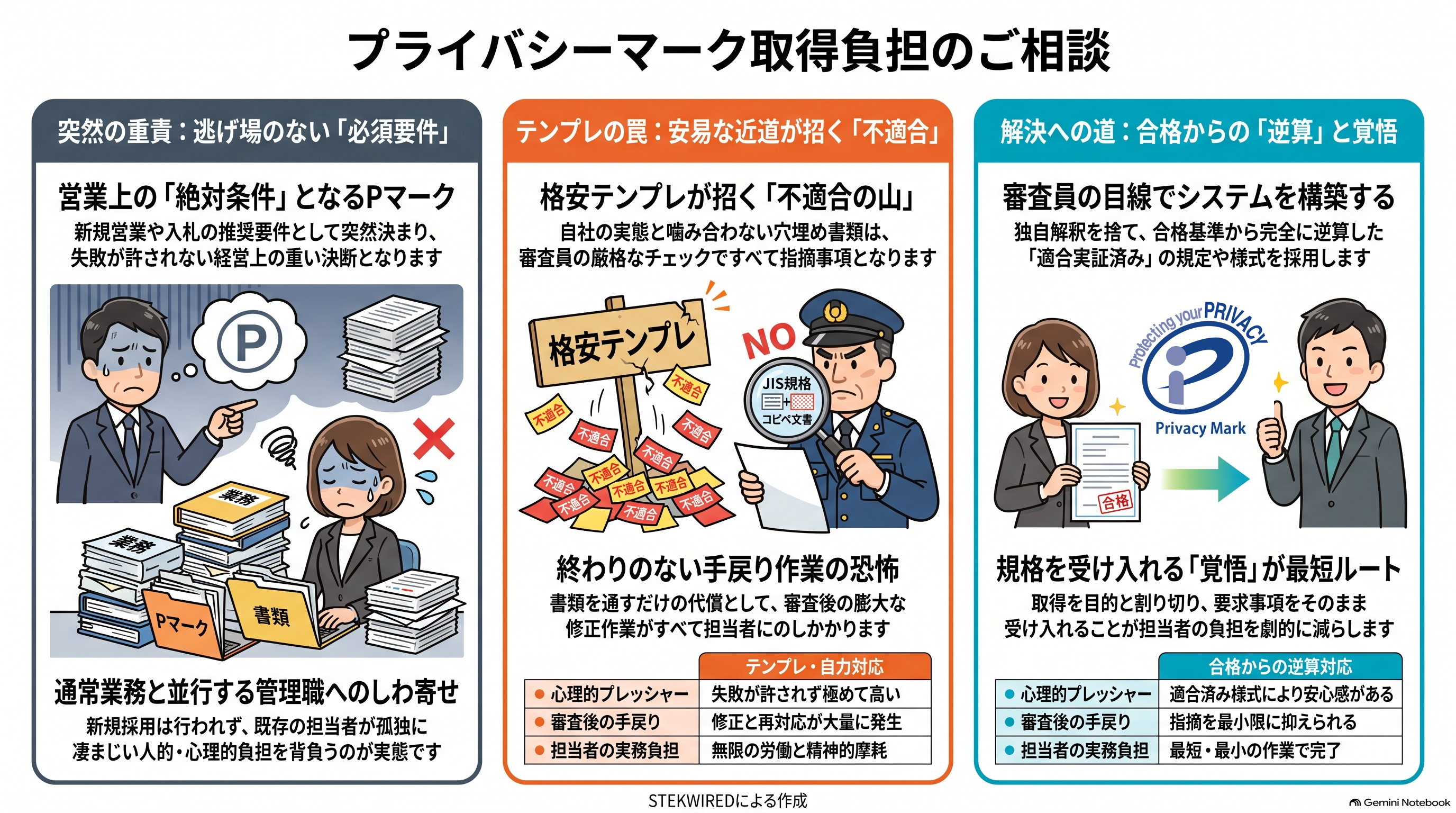 プライバシーマーク取得負担のご相談