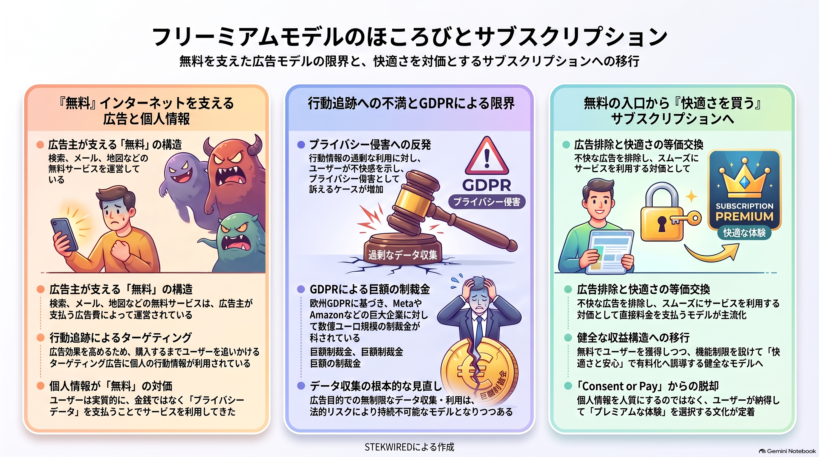 フリーミアムモデルのほころびとサブスクリプション