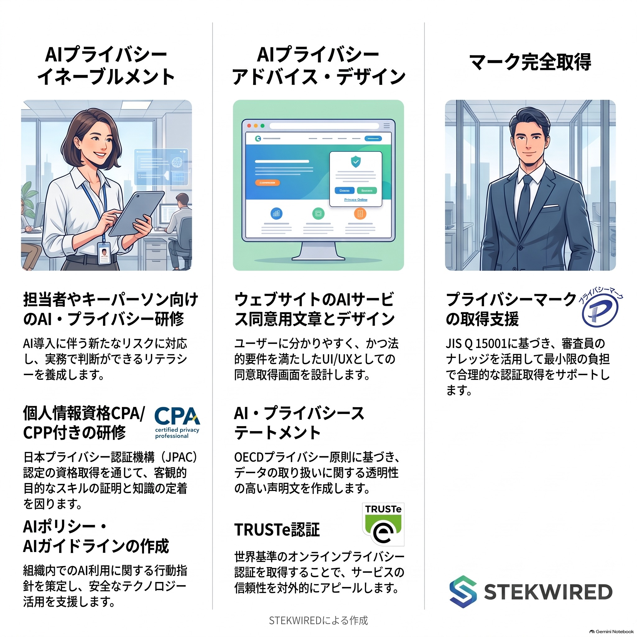 AI利活用のプライバシー支援内容