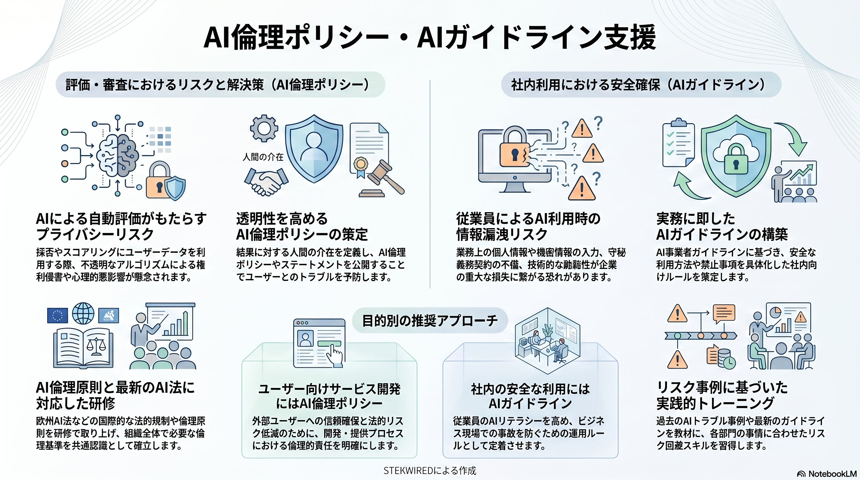 AI倫理ポリシー・AIガイドライン支援