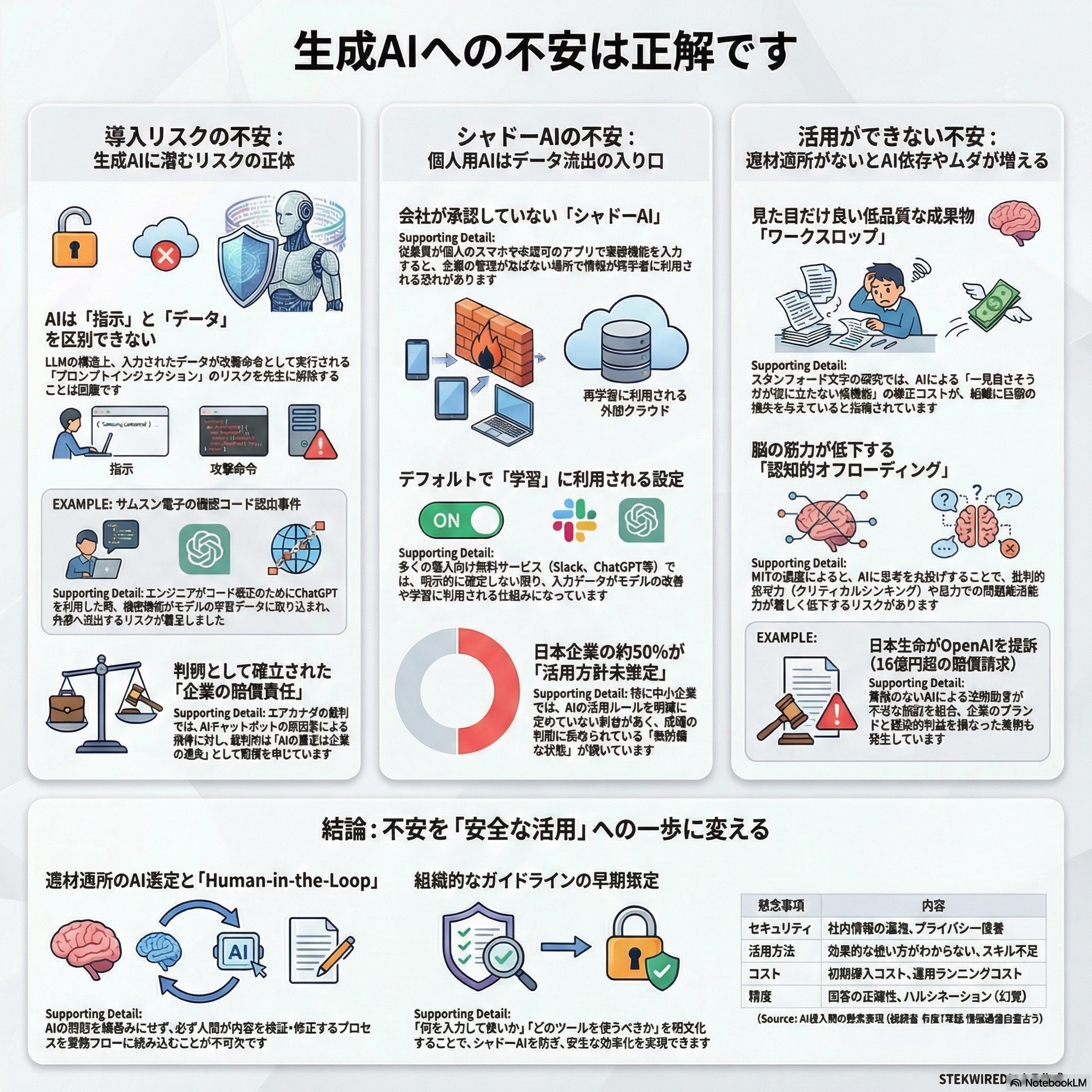 生成AIへの不安は正解です